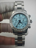 Rolex Cosmograph Daytona 116576TBR Replica Watch Platinum PT950 + Diamonds Custom 40mm - Image 2