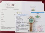 Rolex Best Replica Watch Day-Date 128238 Dial Turquoise Gold Wrapped 36mm