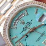 Rolex Best Replica Watch Day-Date 128238 Dial Turquoise Gold Wrapped 36mm - Image 6
