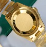 Rolex Day-Date Copies Watches Custom 18K Gold Wrapped + Moissanite Diamonds GM Factory 36mm - Image 9