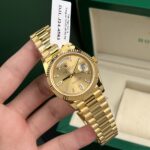 Rolex Replica Watch Day-Date Gold Wrapped Weight 177gram Champagne Dial GM Factory 40mm - Image 3