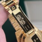 Rolex Replica Watch Day-Date Gold Wrapped Weight 177gram Champagne Dial GM Factory 40mm - Image 7