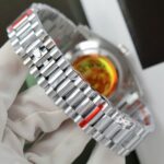 Rolex Best Replica Watch Day-Date Green Dial Weight 186 Grams QF Factory 40mm - Image 9