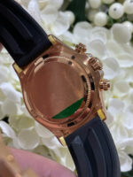 Rolex Daytona 116588TBR Giraffeb Chestnut Imitation Watches 18K Gold Wrapped + Moissanite Diamonds Custom 40mm - Image 8