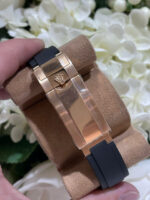 Rolex Daytona 116588TBR Giraffeb Chestnut Imitation Watches 18K Gold Wrapped + Moissanite Diamonds Custom 40mm - Image 9