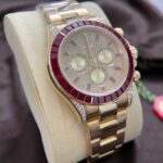 Rolex Cosmograph Daytona 126598TRU Replica Watch 18K Solid Gold + Ruby + Natural Diamonds 40mm - Image 3