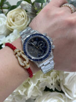 Rolex Daytona 126599TSA Luxury Fake Watches 18K Gold Wrapped + Synthetic Blue Sapphire Custom 40mm - Image 6