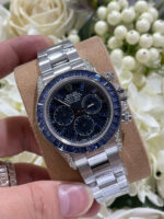 Rolex Daytona 126599TSA Luxury Fake Watches 18K Gold Wrapped + Synthetic Blue Sapphire Custom 40mm - Image 3