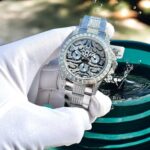 Rolex Cosmograph Daytona Eye Of The Tiger Customs Moissanite Diamonds Replica Watch 40mm - Image 3