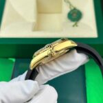 Rolex Sky-Dweller Yellow Champagne Dial Luxury Replica Watches Weight 192 Grams ZF Factory 42mm - Image 9