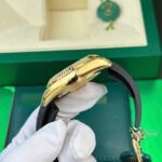 Rolex Sky-Dweller Yellow Champagne Dial Luxury Replica Watches Weight 192 Grams ZF Factory 42mm - Image 10