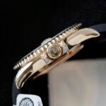 Rolex Yacht-Master Replica Watches Gold Wrapped + Moissanite Diamonds Hong Kong 40mm - Image 9