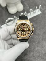 Rolex Solid Gold Watch and Diamonds Daytona 116588TBR Eye Of Tiger 40mm