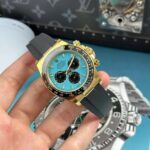 Rolex Cosmograph Daytona 126518LN Copies Watches Turquoise Blue Lacquer Dial THB Factory 40mm - Image 2