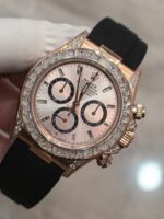 Rolex Cosmograph Daytona 126535TBR Custom Diamonds CZ Weight 154 Grams FH Factory 40mm - Image 4