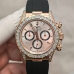 Rolex Cosmograph Daytona 126535TBR Custom Diamonds CZ Weight 154 Grams FH Factory 40mm
