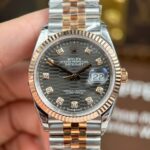 Rolex DateJust 126231 Demi Replica Watch Dark Grey Demi VS Factory 36mm - Image 4