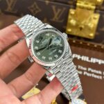 Rolex DateJust 126234 Replica Watches Green Dial With Leaf Pattern VS Factory 36mm - Image 2