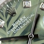 Rolex DateJust 126234 Replica Watches Green Dial With Leaf Pattern VS Factory 36mm - Image 4