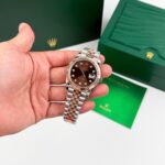 Rolex DateJust 126331 Replica Watch Dial Chocolate Jubilee Strap 41mm - Image 2