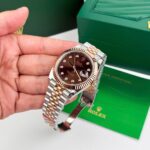 Rolex DateJust 126331 Replica Watch Dial Chocolate Jubilee Strap 41mm - Image 5