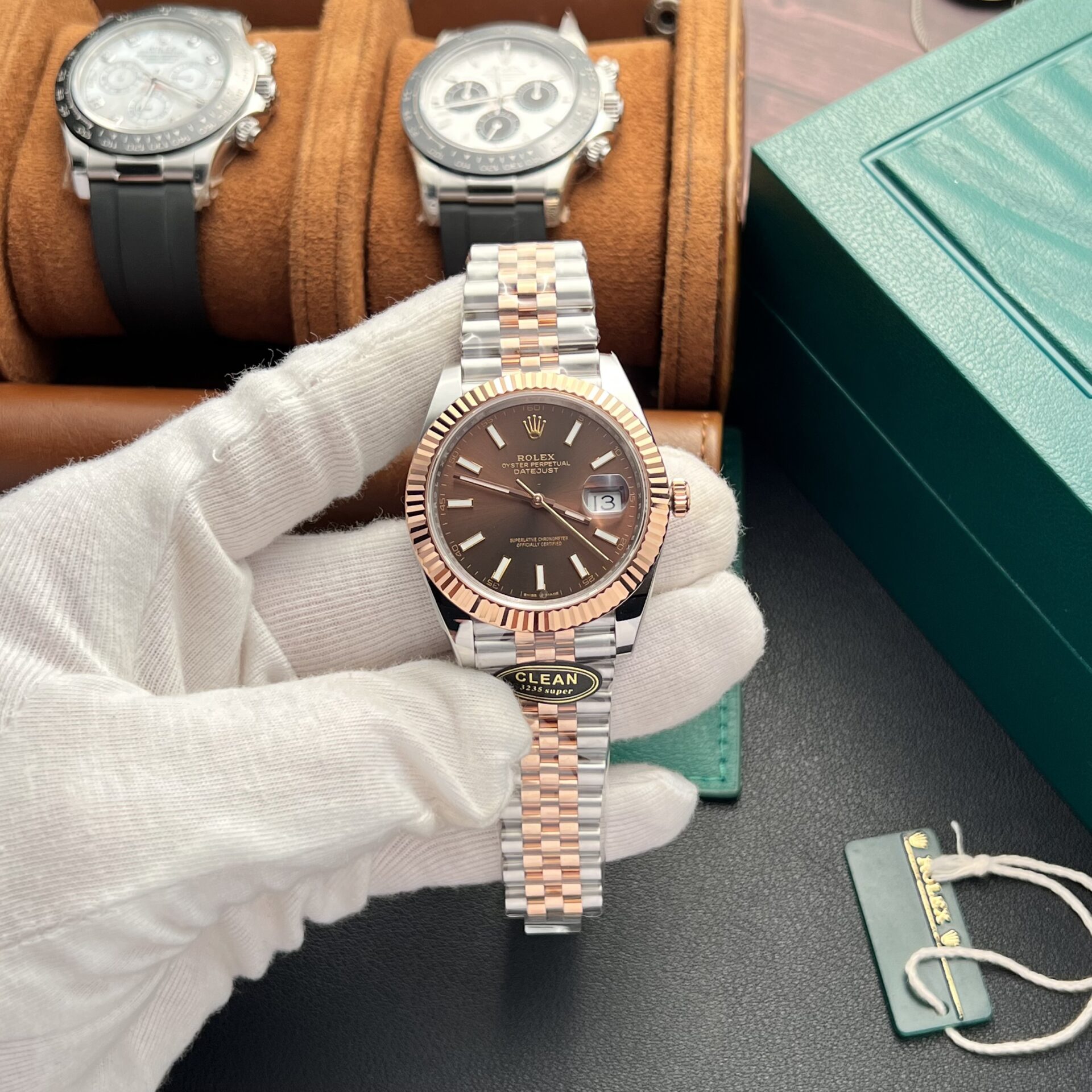 Dong-Ho-Rolex-DateJust-126331-Replica-11-Mat-Chocolate-Nha-May-Clean-41mm-7.jpg Rolex Replica Watch DateJust 126331 Dial Chocolate Clean Factory 41mm - Image 1