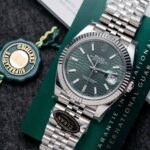 Rolex DateJust 126334 Replica Watch Green Dial Jubilee Strap Clean 41mm