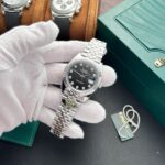 Rolex DateJust 126334 Replica Watch Black Dial With Diamond Clean Factory 41mm - Image 4
