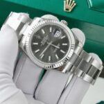 Rolex DateJust 126334 Replica Watch Gray Dial Oyster Strap VS Factory 41mm - Image 3