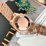 Rolex DateJust Gold Wrapped Moissanite Replica Watch With Chocolate Dial 31mm - Image 10