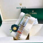 Rolex DateJust Gold Wrapped Replica Watch Champagne Dial GM Factory 41mm - Image 10