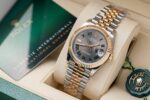 Rolex Replica Watch DateJust Dial Wimbledon Gold Wrapped GM Factory 36mm