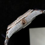 Rolex DateJust Imitation Watches 18K Gold Warapped + Full Moissanite Diamonds Hong Kong 36mm - Image 9