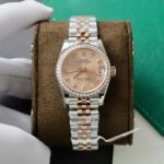 Rolex DateJust Replica Watch Custom Moissanite Diamonds Hong Kong 31mm - Image 2