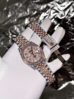 Rolex Replica 1:1 Watch DateJust With Full Diamond Moissanite Hong Kong 41mm - Image 5