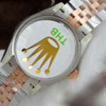 Rolex DateJust Imitation Luxury Watches Pink Dial Jubilee Strap THB Factory 31mm - Image 8