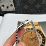 Rolex DateJust Women Demi Rose Gold Replica Watches Pink Dial THB Factory 31mm - Image 8