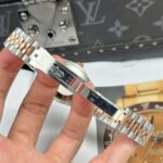 Rolex DateJust Women Demi Rose Gold Replica Watches Pink Dial THB Factory 31mm - Image 10