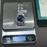 Rolex DateJust Replica Watch With Moissanite Diamond Blue Dial Clean 41mm - Image 2