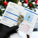 Rolex DateJust Moissanite Diamond Replica Watch Gray Dial 31mm