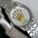 Rolex DateJust Replica Watches Dark Gray Dial Jubilee Strap THB Factory 31mm - Image 9