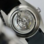 Rolex DateJust Rainbow Fake Watch Rubber Strap 41mm - Image 8