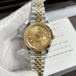 Rolex DateJust Replica Watch Yellow Dial EW Factory 36/41mm