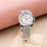 Rolex DateJust Lady Fake Watch White Dial Roman Numerals 31mm