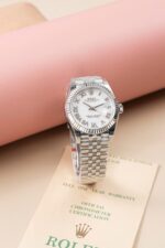 Rolex DateJust Lady Fake Watch White Dial Roman Numerals 31mm