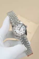 Rolex DateJust Lady Fake Watch White Dial Roman Numerals 31mm - Image 2