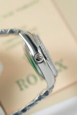 Rolex DateJust Lady Clone Watch Gray Dial Jubilee Strap 31mm - Image 6