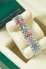 Rolex DateJust Lady Clone Watch Gray Dial Jubilee Strap 31mm - Image 9