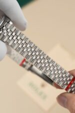 Rolex DateJust Lady Clone Watch Gray Dial Jubilee Strap 31mm - Image 11