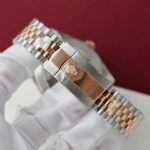 Rolex DateJust Chocolate Dial Imitation Watches 18K Gold Wrapped Custom GM Factory 36mm - Image 8